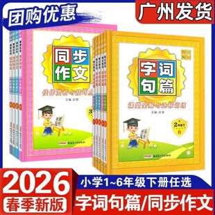 2026春整合集训字词句篇一二三四五六年级下册人教版RJ小学语文字词句篇课堂全解与达标训练123456年级下新疆青少年出版社