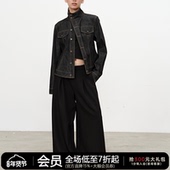 JCAESAR 挺阔有型牛仔外套秋 12oz丹宁 WOMEN 斜门襟收腰原牛夹克