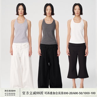 JCAESAR HALTER TOP U领吊带背心 后背工字 加长设计舒适透气弹力