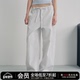 JCAESAR 流畅立体百搭 条纹蓝白抽绳香蕉裤 DRAWSTRING PANTS