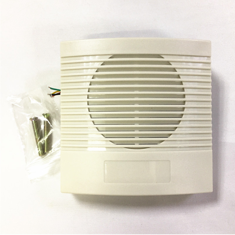 12V有线门铃 和弦铃声 4芯86型 可调铃声 3种声音有接口门禁专用