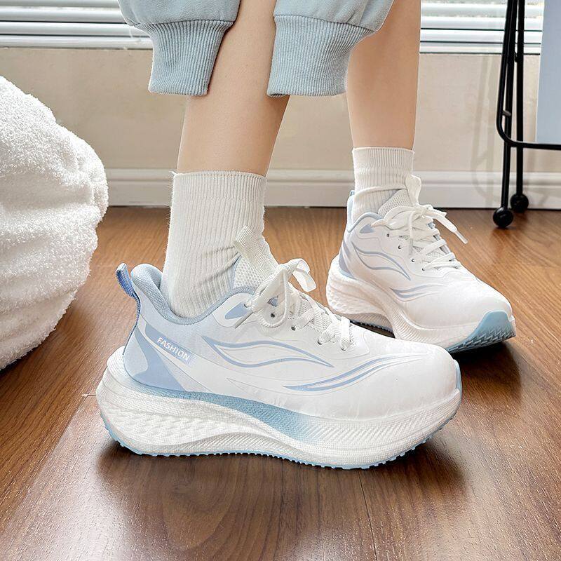 女鞋有氧跑步鞋女款2026新款夏季初中生轻便减震户外运动鞋跑鞋子