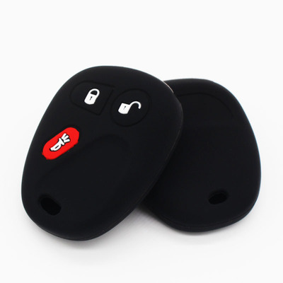 适用于雪佛兰萨博班 SUBURBAN S10 3键环保硅胶汽车钥匙包保护套