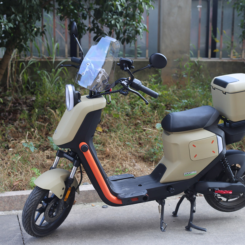 小牛电动车2022新款uqi u2透明仪表加大加厚前挡风挡雨板改装配件