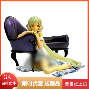 人形电脑天使心 小叽 GK树脂白模 国产手办 动漫模型 未上色现货