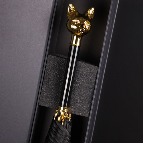 Danmunier金狐狸长柄雨伞