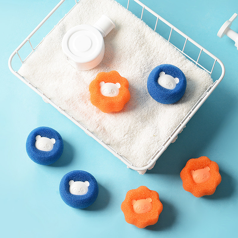 魔力洗衣球猫毛吸附防缠绕去污