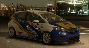 适用飞度GK5车贴拉花赛车改装 FIT车身拉花引擎盖机盖车身贴纸