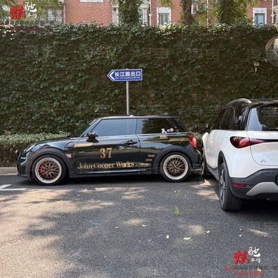 电动MINI J01宝马MINICooperF56车贴拉花F54 F55车身定制贴纸