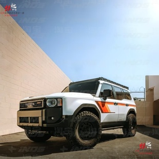 新款普拉多 LC76车贴拉花兰德酷路泽坦克500车身个性定制改装贴纸