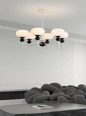 中古奶油风客厅吊灯现代简约北欧智能全光谱护眼餐厅卧室魔豆壁灯
