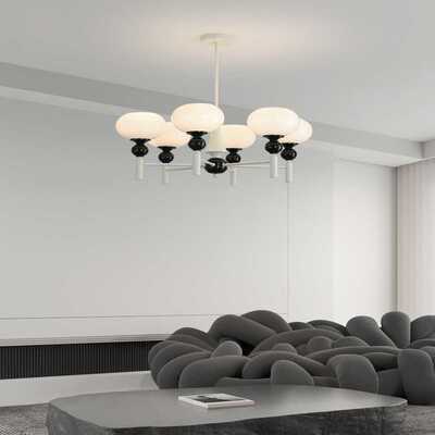 中古奶油风客厅餐厅全光谱吊灯