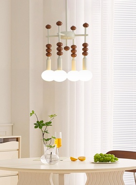 法式中古餐厅吊灯高级感奶油风阳台床头玄关过道吊灯2024年新款