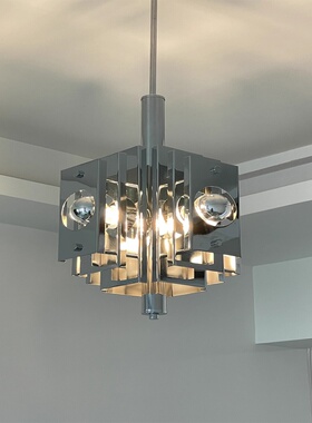 中古风金属吊灯太空时代经典意大利设计师包豪斯客厅餐厅装饰灯具