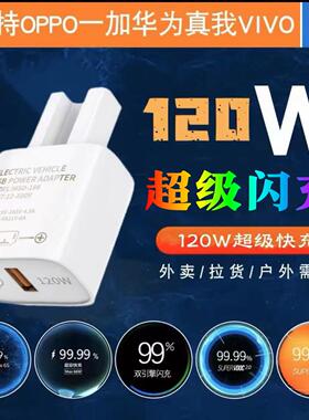 120W超级快充闪充电动车手机充电器usb转换器48v60v72伏100通用型