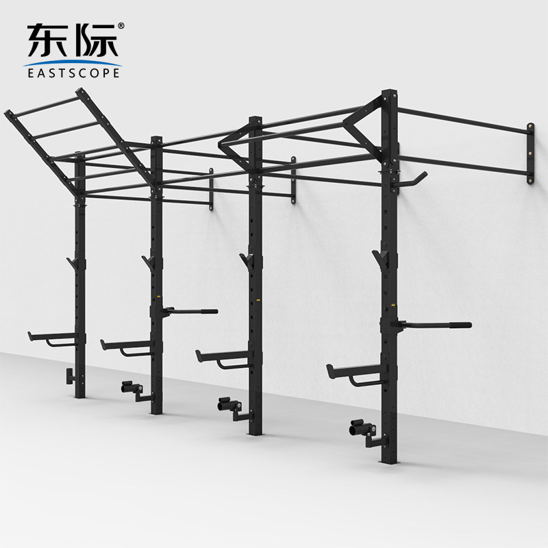 东际多功能深蹲架攀爬云梯组合架子大型墙体单双杠训练架