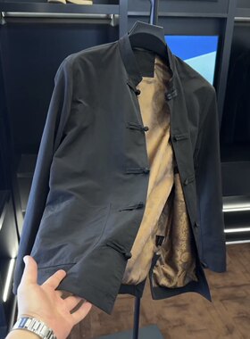 春季男士立领唐装中国风夹克2026