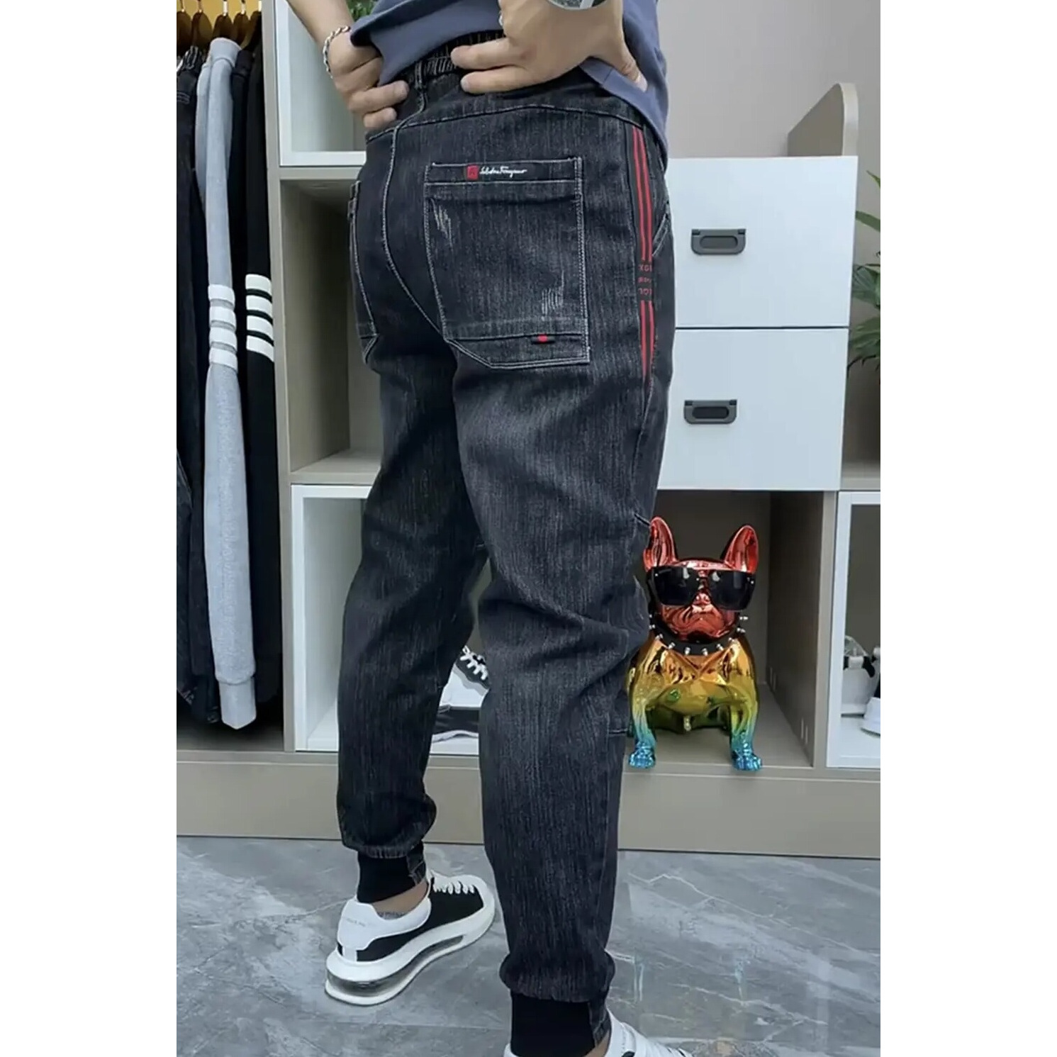 牛仔裤时尚男裤2025冬季新款