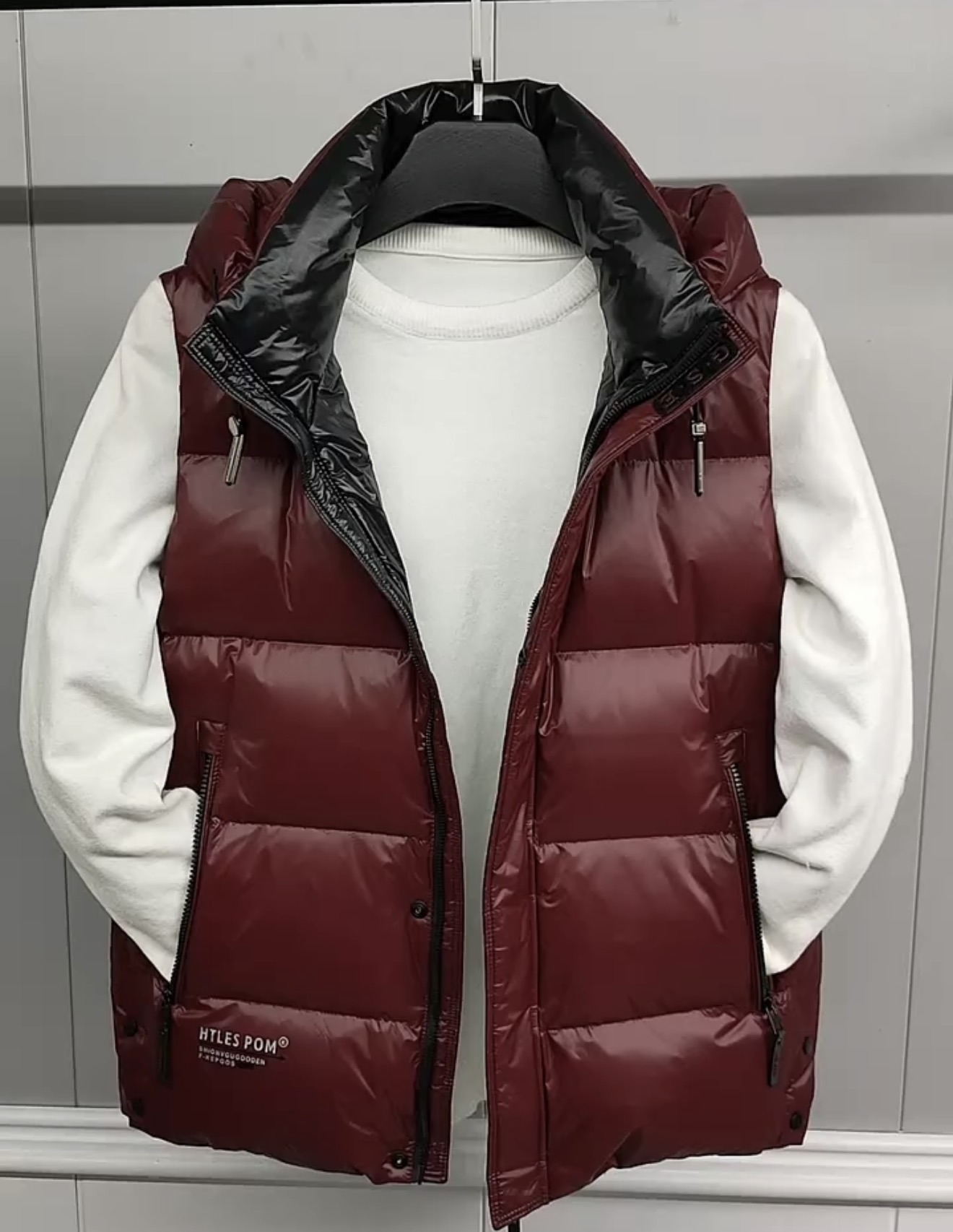 冬季男士立领潮流百搭羽绒马甲