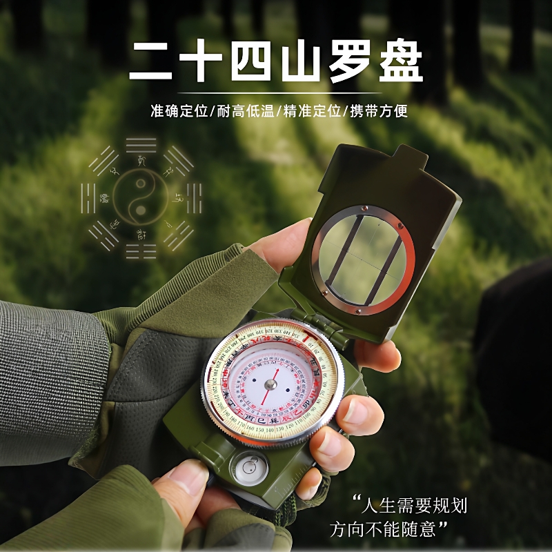 专业级指南针二十四山地质罗盘