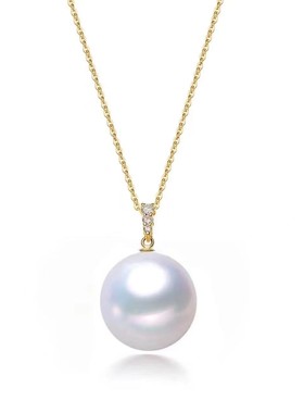 “大龙王”吊坠 18K金珍珠吊坠 14-15mm（送S925银链） 1070H00DY