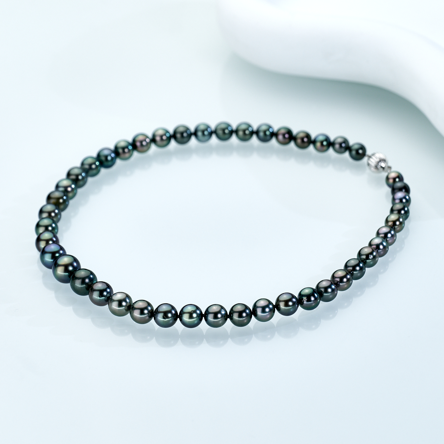 “炫光”大溪地海水珍珠项链 8-11mm 14K金 763H000DY 不含定位扣