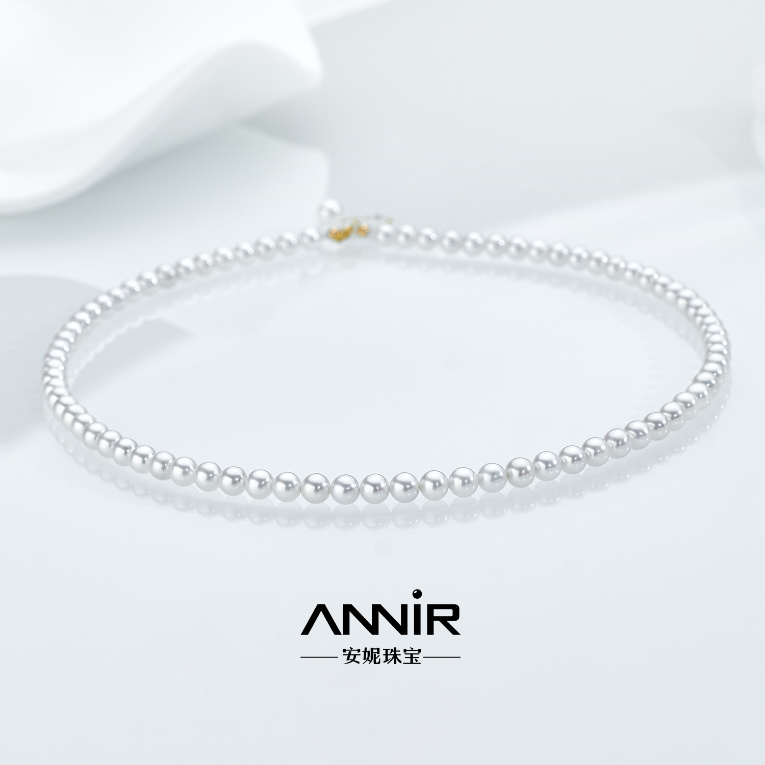 “欧若拉”小灯泡珍珠项链 5-6mm 18K金（吉尔德）1880H00DY