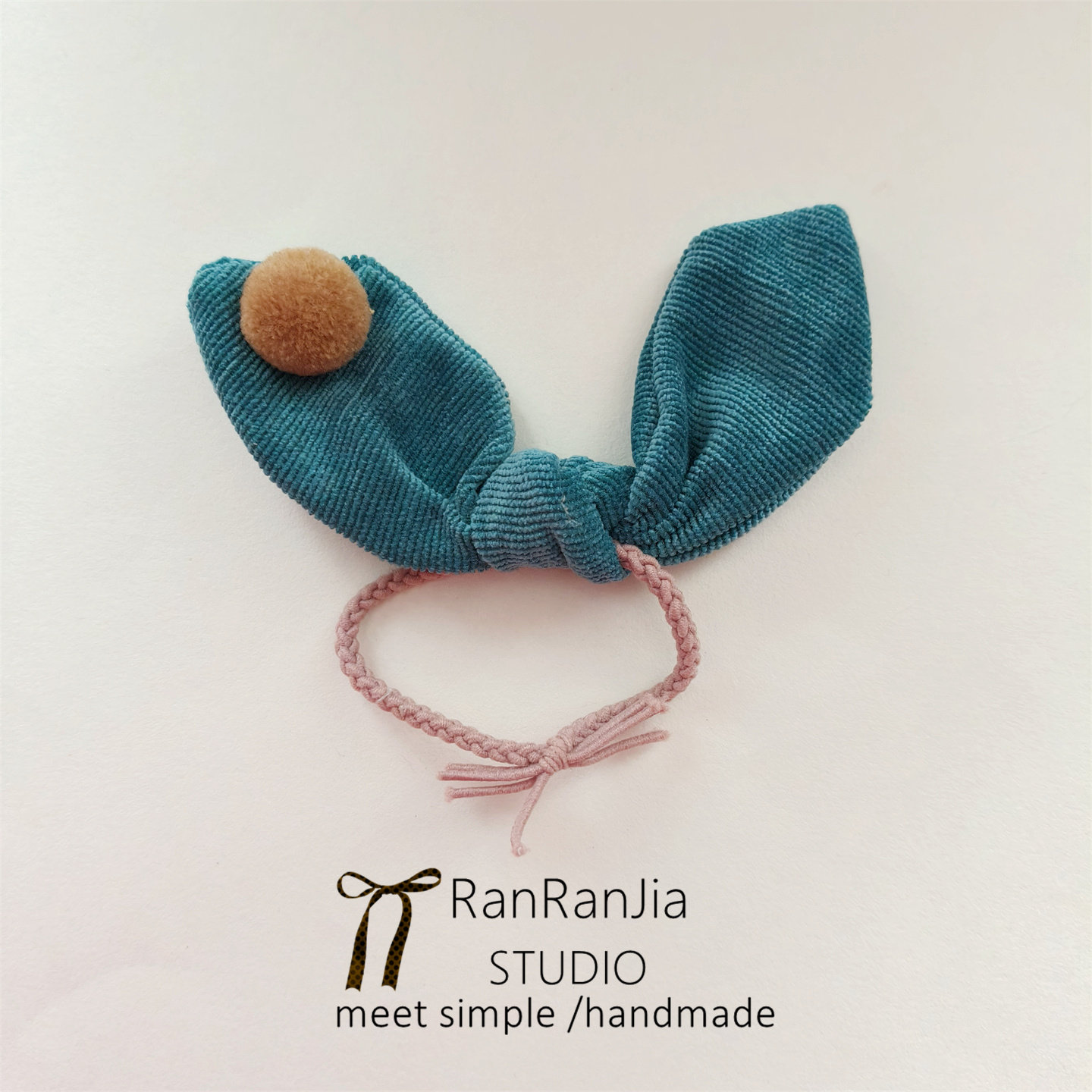 5件包邮 儿童发饰女孩头饰兔耳朵儿童扎马尾发圈大号发绳秋冬皮筋