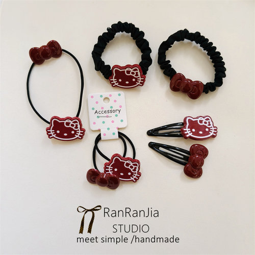 发绳儿童卡通KT发圈发饰