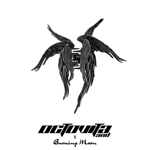 OCTO VITA群鸦系列发夹 原创设计堕天使羽翼朋克风抓夹后脑勺盘发