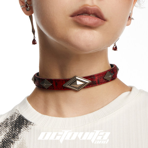 OCTOVITA真皮choker项圈