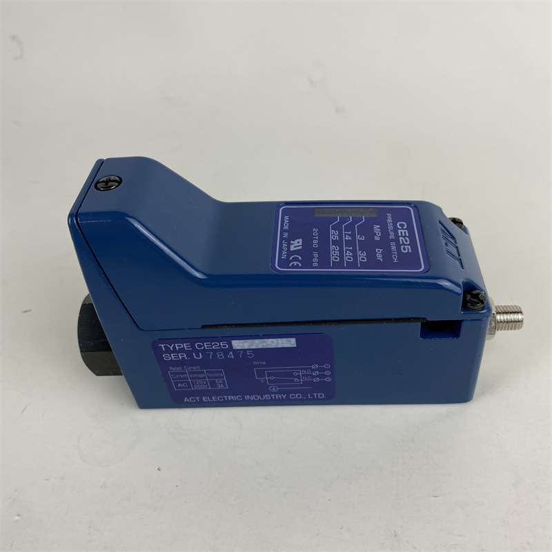 日本原装ACT压力开关CE6 CE16 CE25 CE40 CE80压力传感器压力表