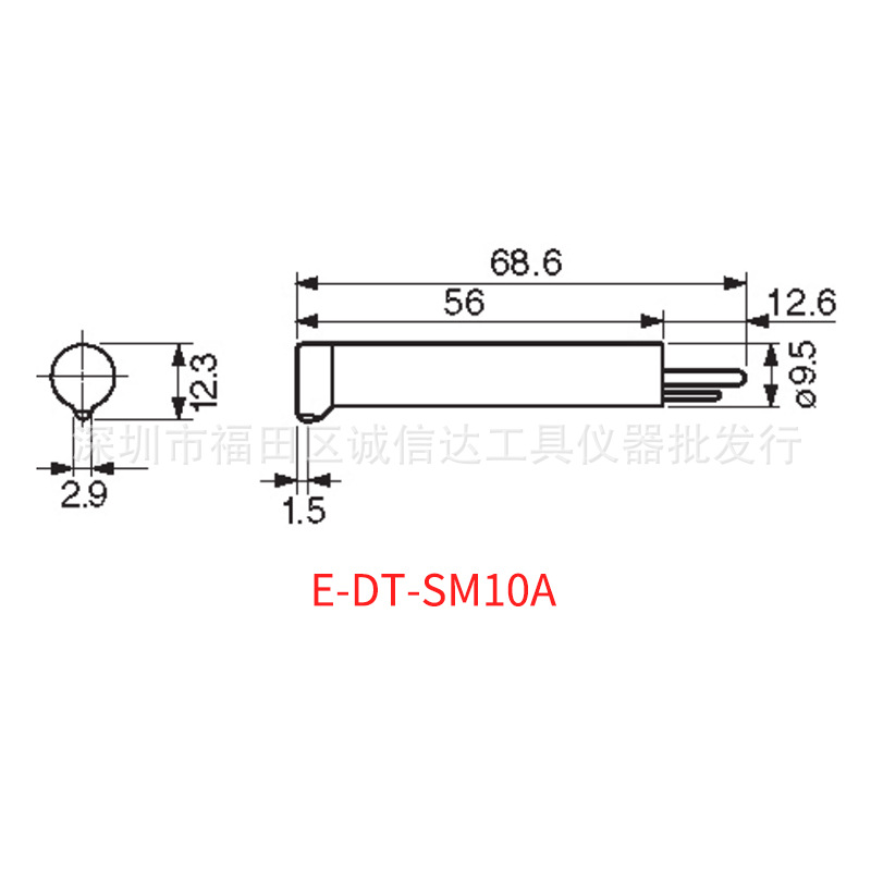 日本ACCRETECH东京精密E-DT-SM11B/12A/13A粗糙度测量仪测针定子