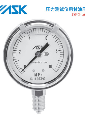 日本ASK压力表压力计OPG-DT-G1/4-60X25MPAB/4-60X40MPAB