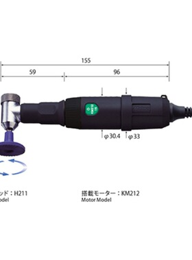 日本MINIMO美能达角度旋转抛光机M212RA/M212RAD/M212A