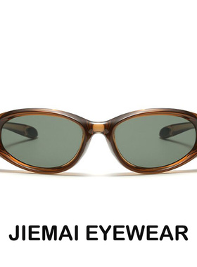 夏季户外运动骑行复古墨镜女Y2K辣妹护目防紫外线高级太阳眼镜男