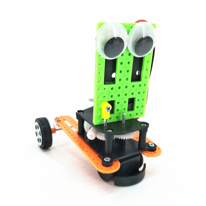 diy避障碰碰车物理玩具小制作