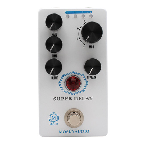 MOSKYAUDIO SUPER DELAY 吉他效果器 M 系列延时效果器 乐器配件