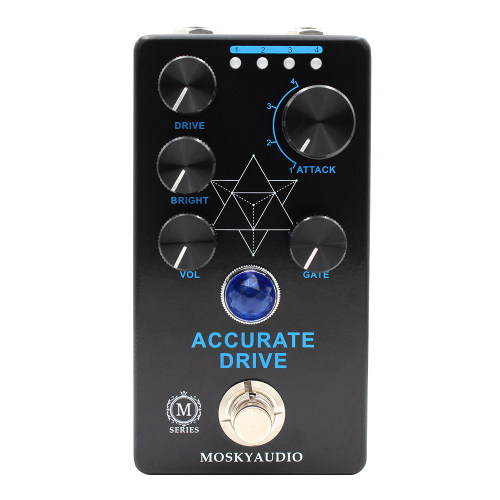 MOSKYAUDIO M系列ACCURATE DRIVE 吉他过载效果器带降噪 乐器配件