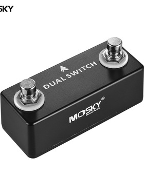 Mosky Mini 效果器 DUAL SWITCH 电吉他踏板双脚踏开关