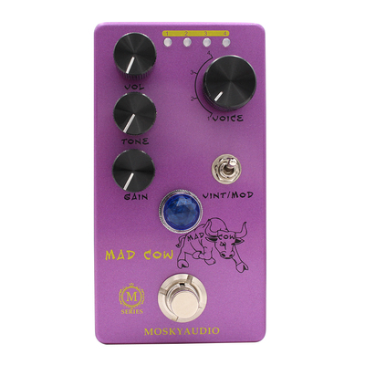 MOSKYAUDIO MAD COW DISTORTION 失真效果器 吉他乐器配件