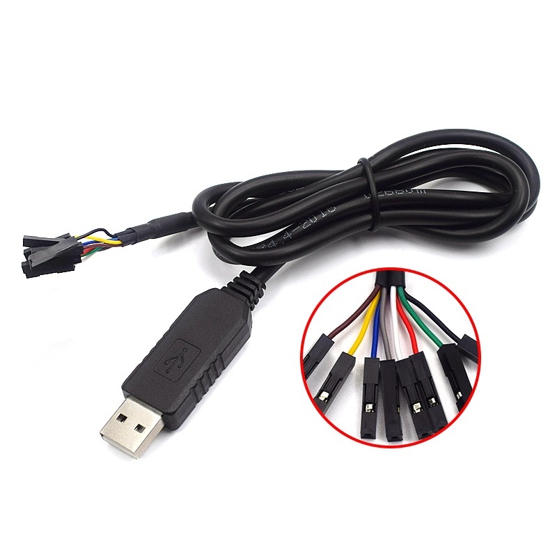 FT2232D模块刷机线FT232RL同时转双TTL下载线USB转2路高速串口线