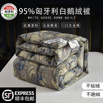 匈牙利羽绒冬被顺丰包邮