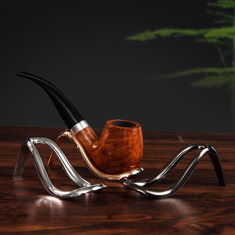 高跟鞋金属烟斗架高便携式单位创意烟斗展示架单斗底座支架配件