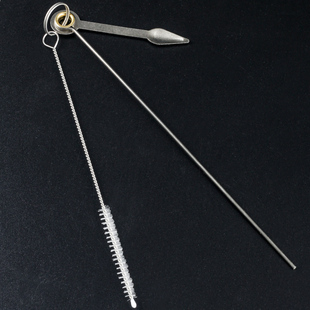 烟斗清洁配件烟刀三合一加长通针疏通器金属刮刀剔棒通条烟具配件