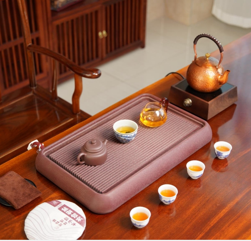 楚圆中国风长方形电木广东龙纹