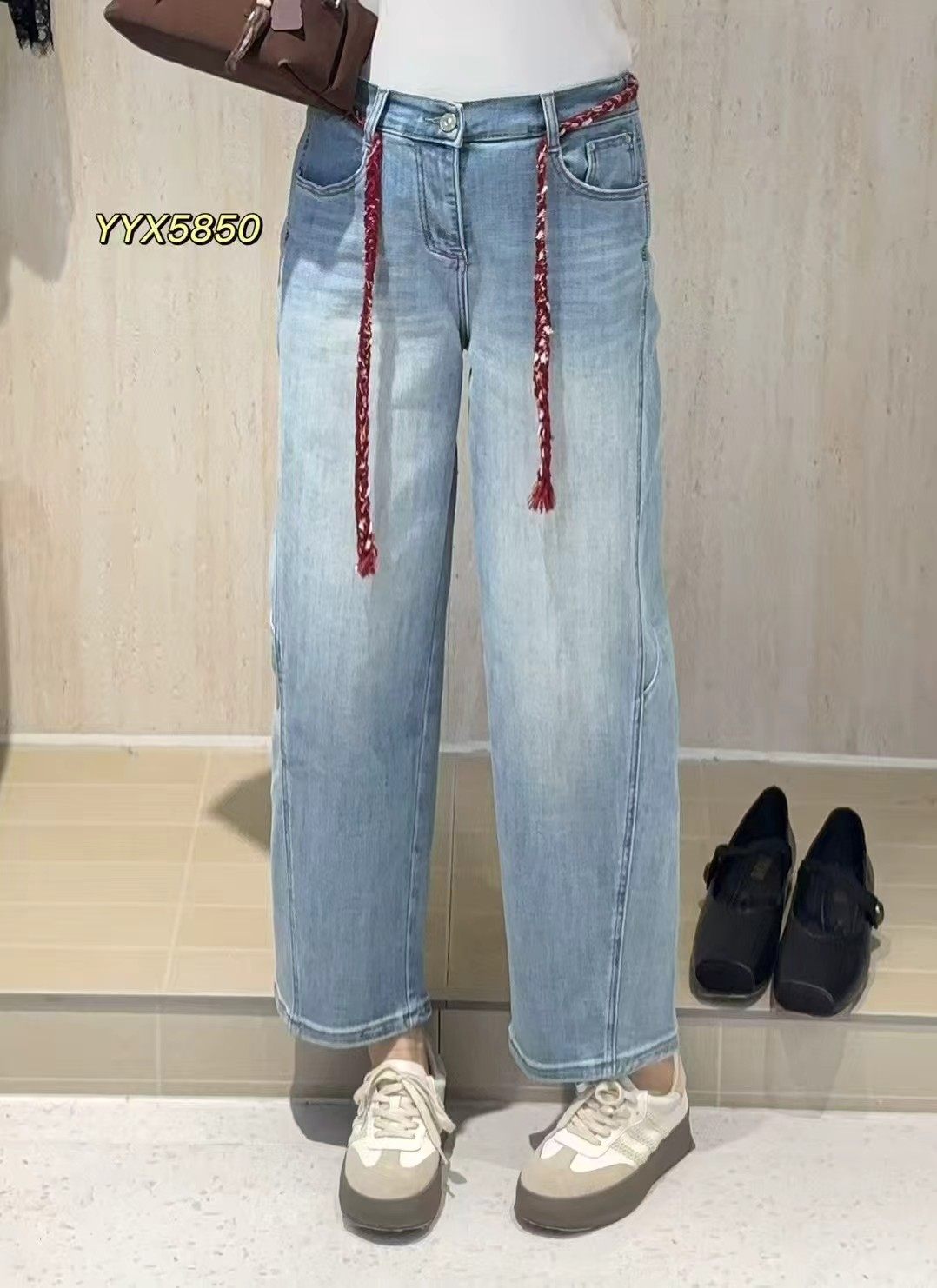 宜语析5950春加大码哈伦牛仔裤女 高腰收腹宽松显瘦休闲萝卜裤,女装/女士精品,大码裤装,淘宝优惠券,粉丝福利购,淘宝优惠卷