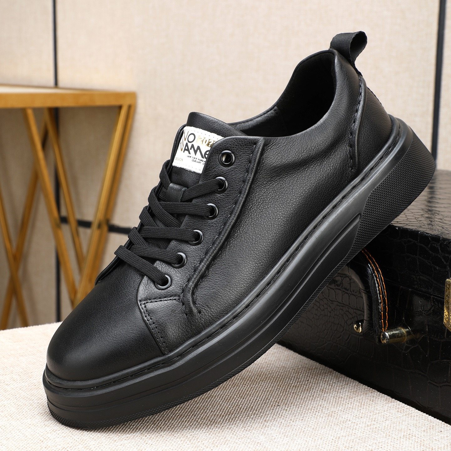 有范男鞋春季系带小白鞋简约百搭舒适透气2026轻便高中学生潮板鞋,流行男鞋,休闲板鞋,淘宝优惠券,粉丝福利购,淘宝优惠卷