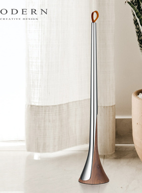 德国MODERN轻奢北欧超长鞋拔子长柄家用不锈钢鞋耙门厅玄关自立式