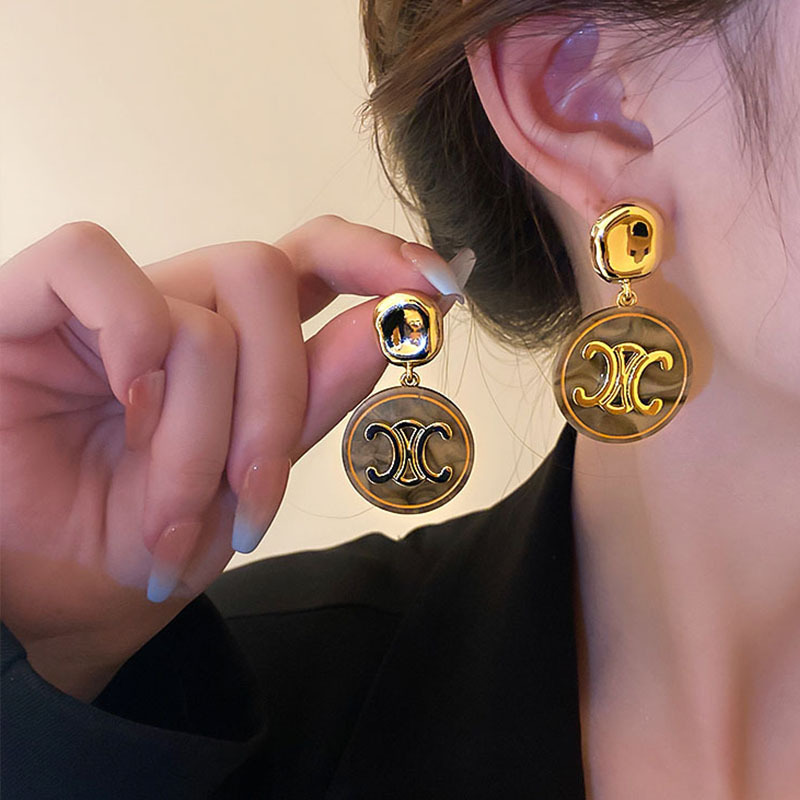 复古中古耳环气质耳钉2023年